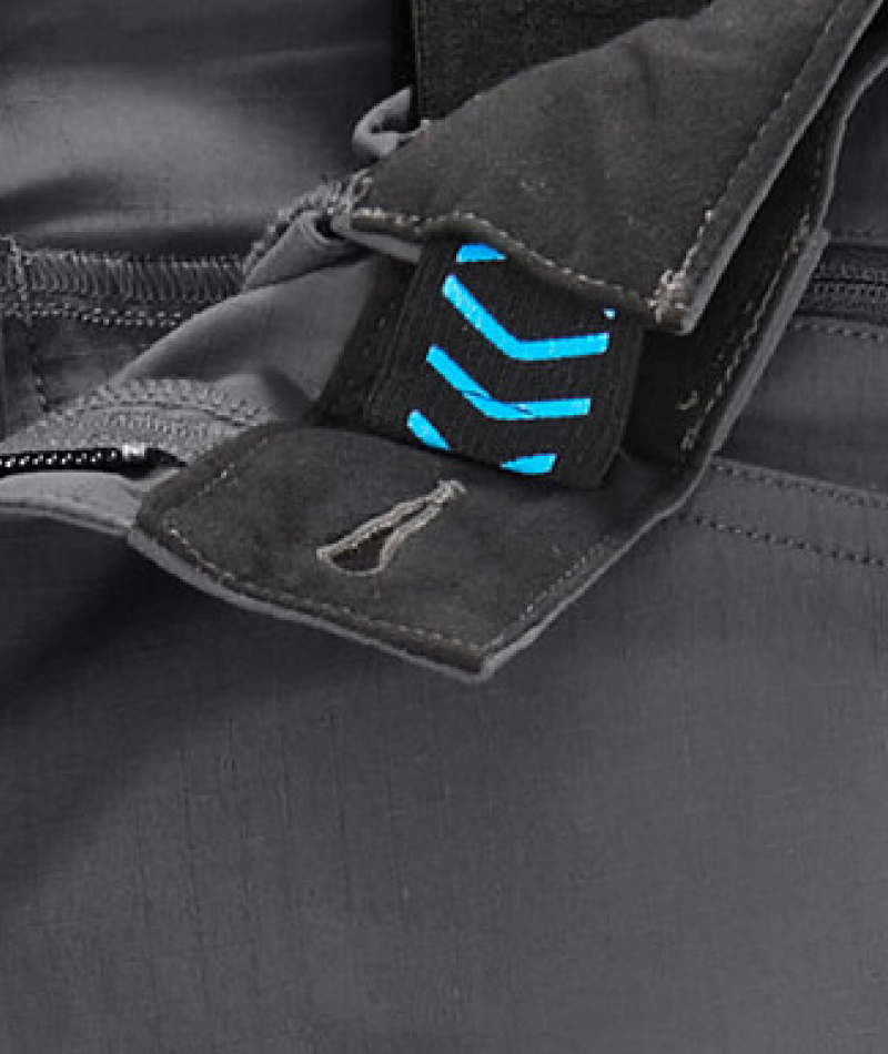 STRAUSS e.s.taktik Stretch Ripstop Cargo Work Shorts on a clean product feature card.