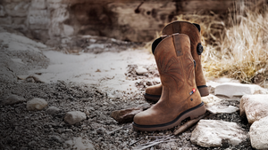 A pair of Doonan High Safety Toe Work Boot