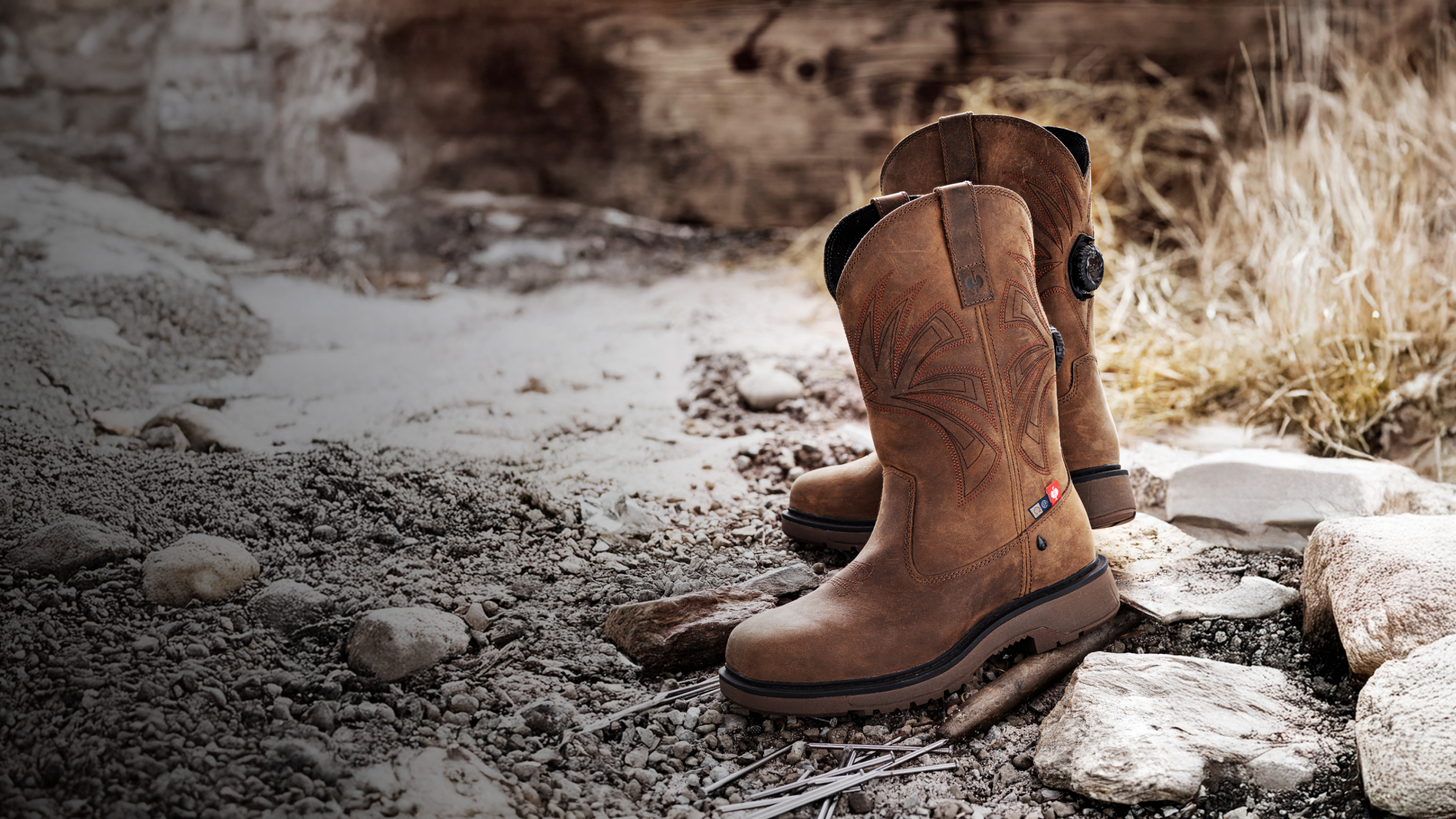 A pair of Doonan High Safety Toe Work Boot