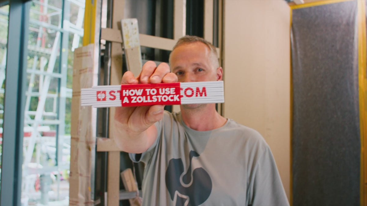 Load video: How to use a zollstock folding ruler
