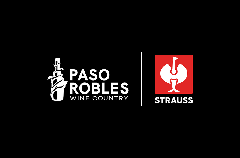 Strauss x Paso Robles Wine Country logo